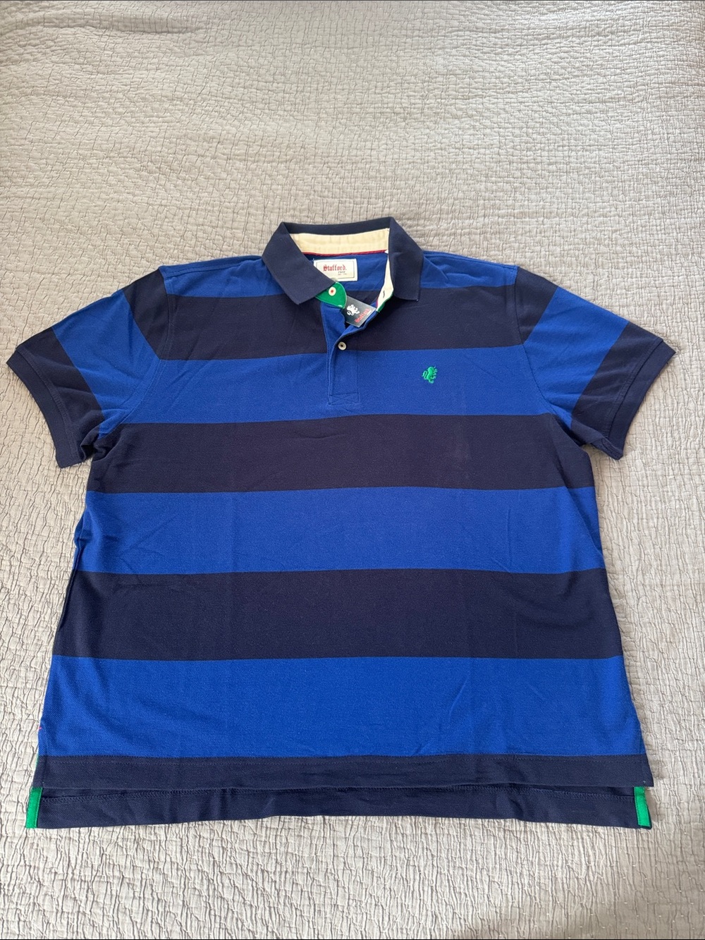 Stafford Prep Striped Polo Shirt